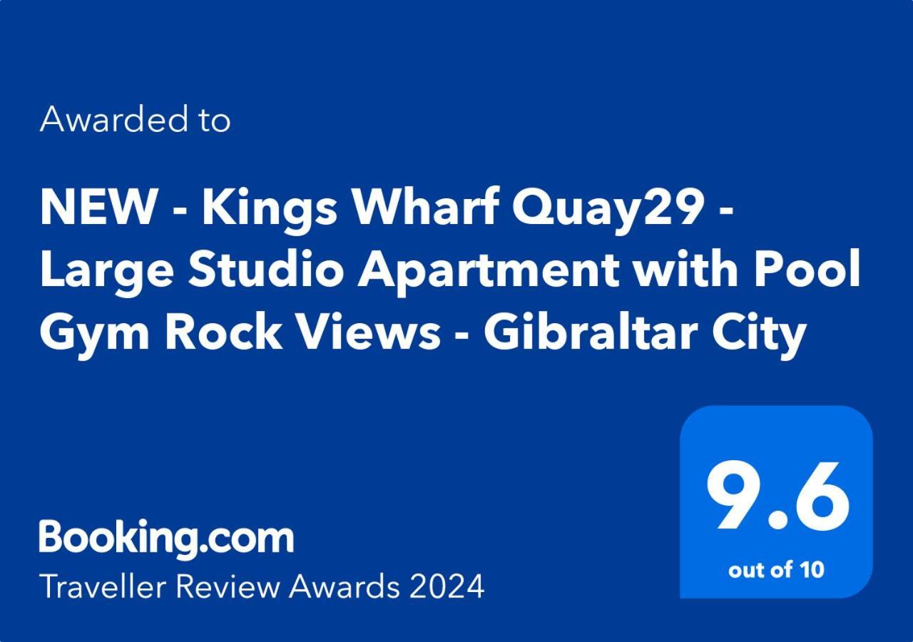 Kings Wharf Quay29 - Large Studio Apartment With 3 Pools - Gym - Rock Views - Holiday And Short Let Apartments In Гібралтар Екстер'єр фото